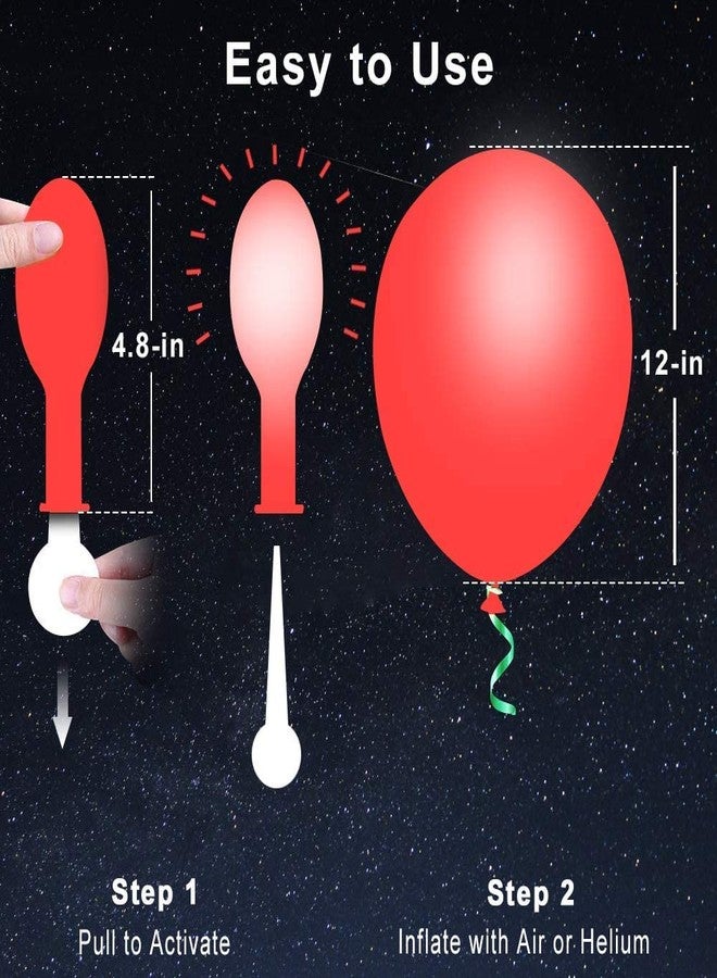 Sage Square 12 Inch Big Size LED Balloon for Decoration on Birthday Parties, Anniversaries, Wedding Decorations, Festival, Christmas (Pack of 10 Balloons, Random, Multicolour) ,Paper - Image 4